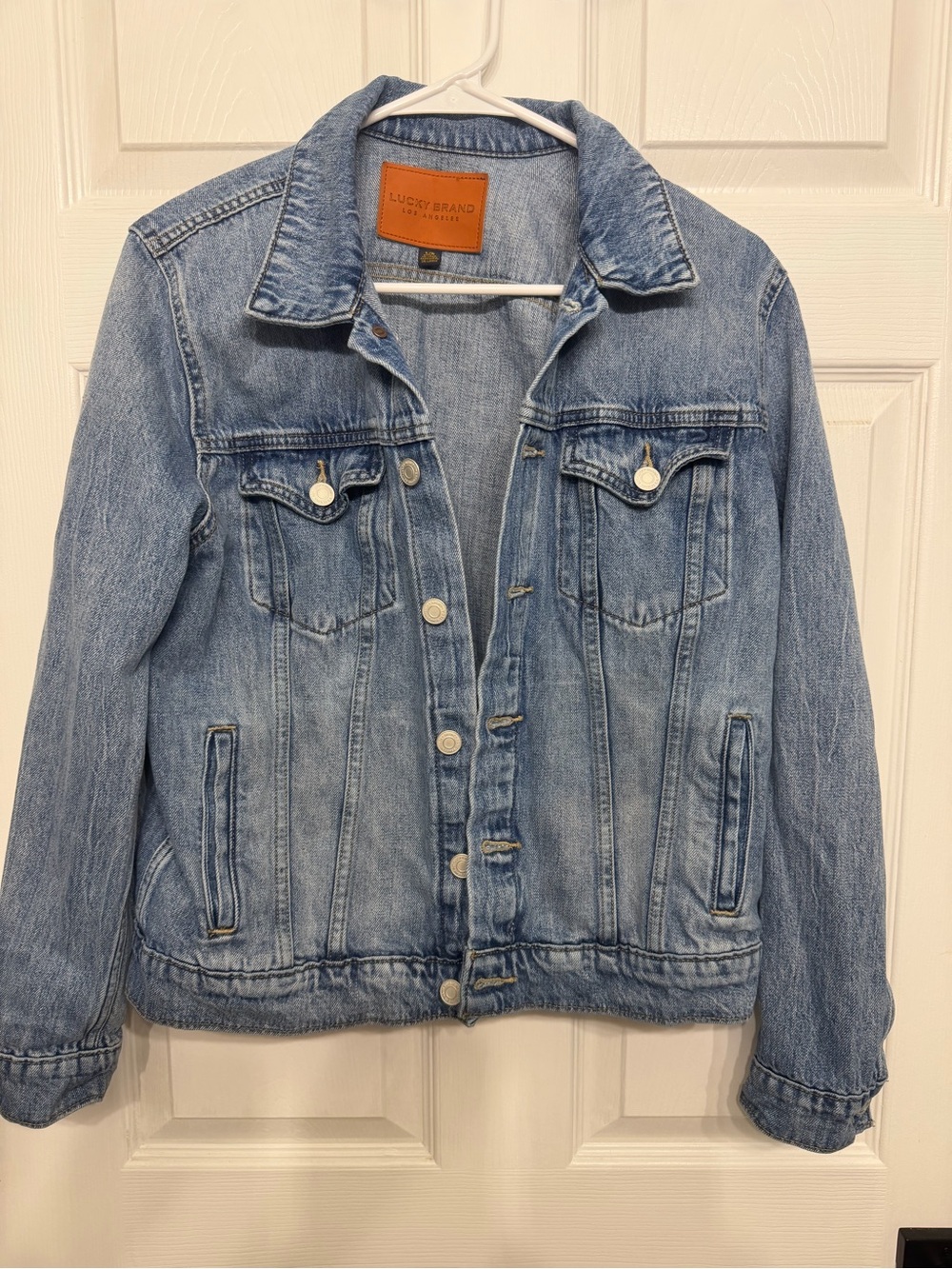 Lucky Brand Light Wash Denim Trucker Jacket